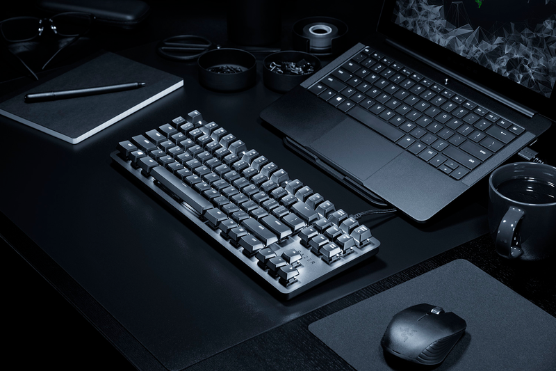 Razer’s lifestyle photos of the Blackwidow Lite suggest this is an excellent keyboard for super villains.